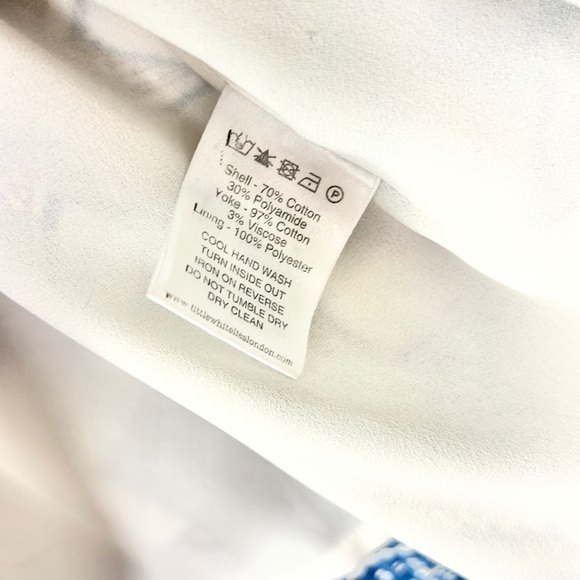 LITTLE WHITE LIES |🧵💗 Cornflower Blue Pink Boho Embroidered Stitch Shift Dress - Picture 13 of 16